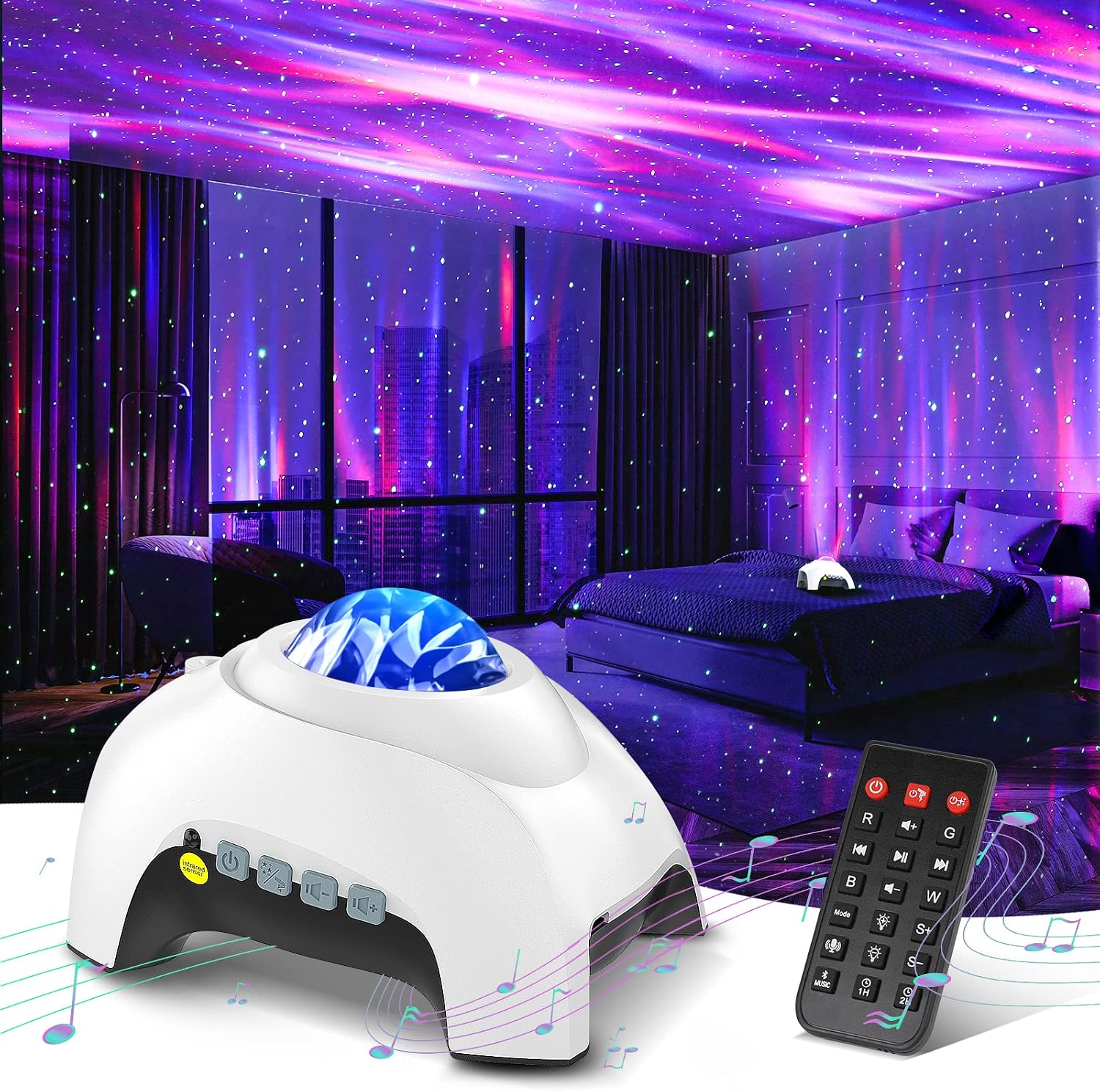 Aurora Star Projector with 33 Effects