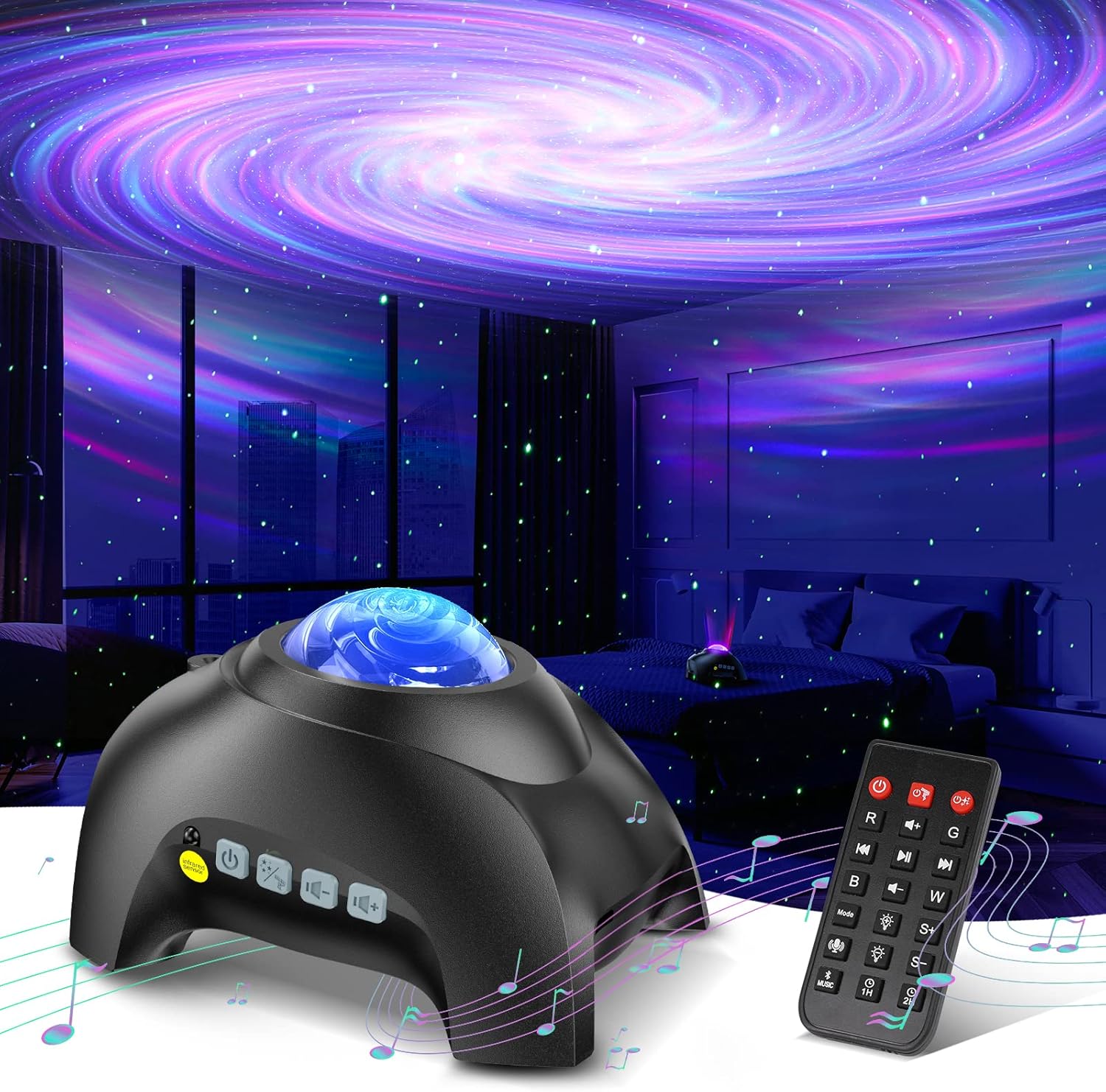 Aurora Star Projector with 33 Effects