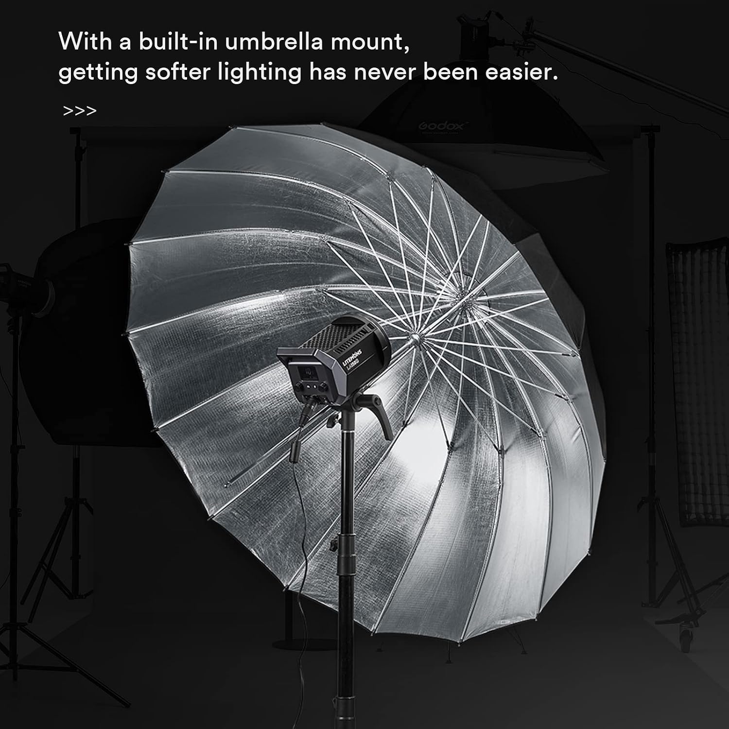 Bi-Colour LED Video Light, 190 W, Bowens Mount