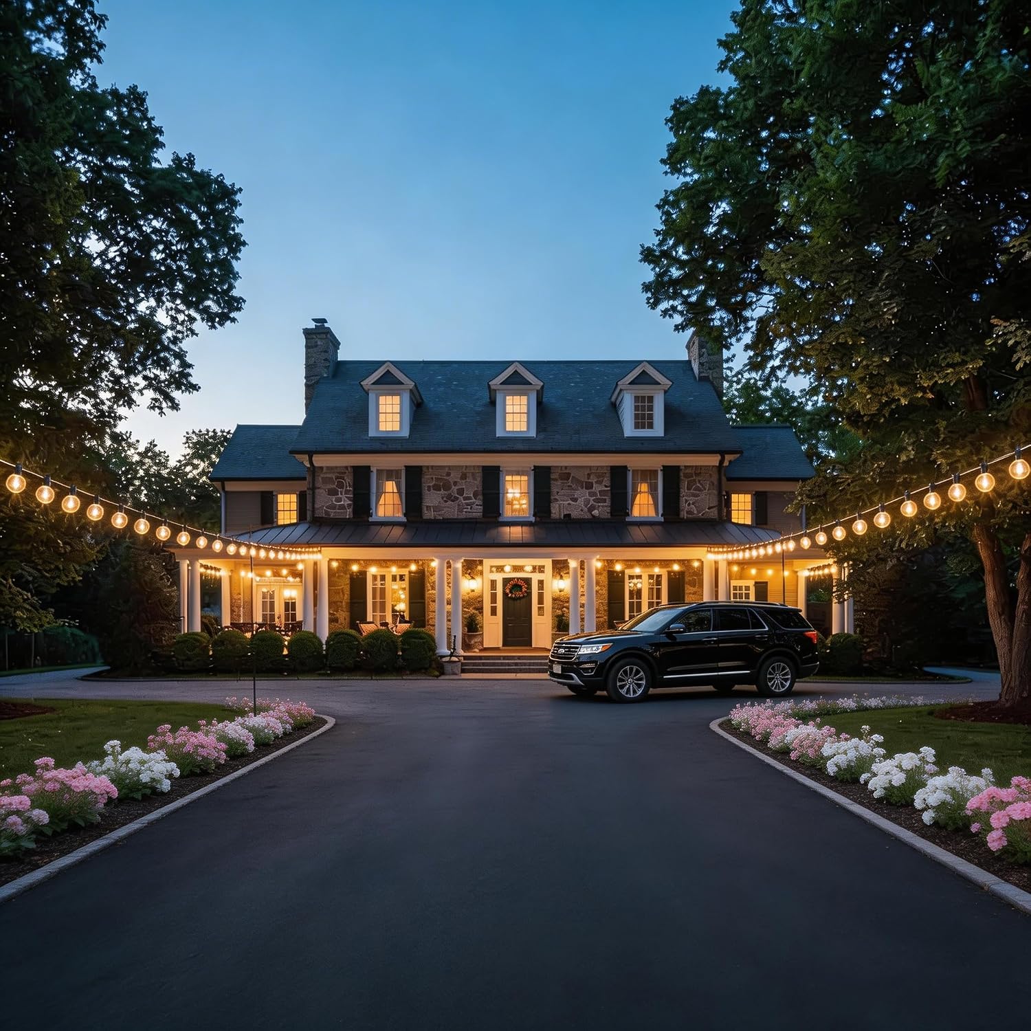 Dimmable G40 String Lights, 200 ft, 104 Bulbs