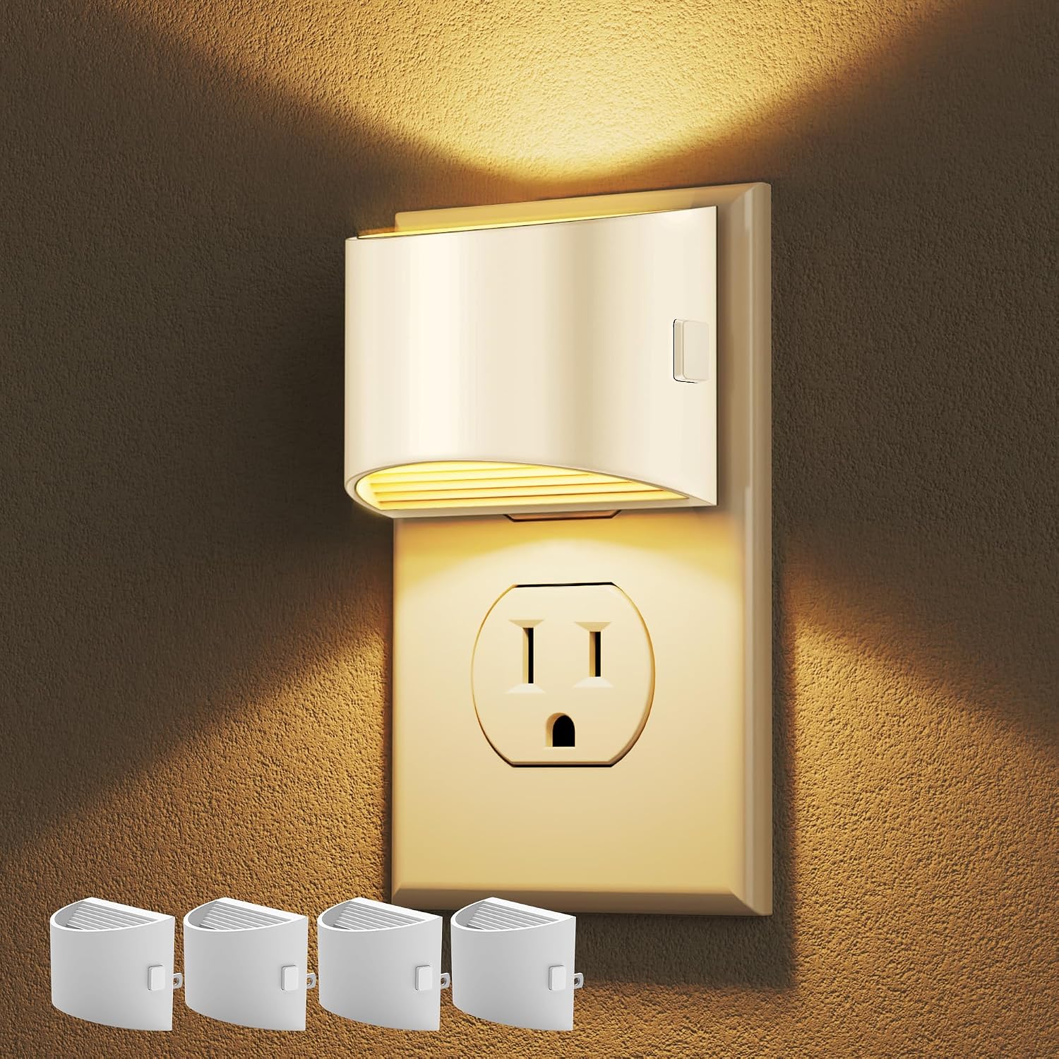 Plug-In Night Light, Adjustable, 3000 K