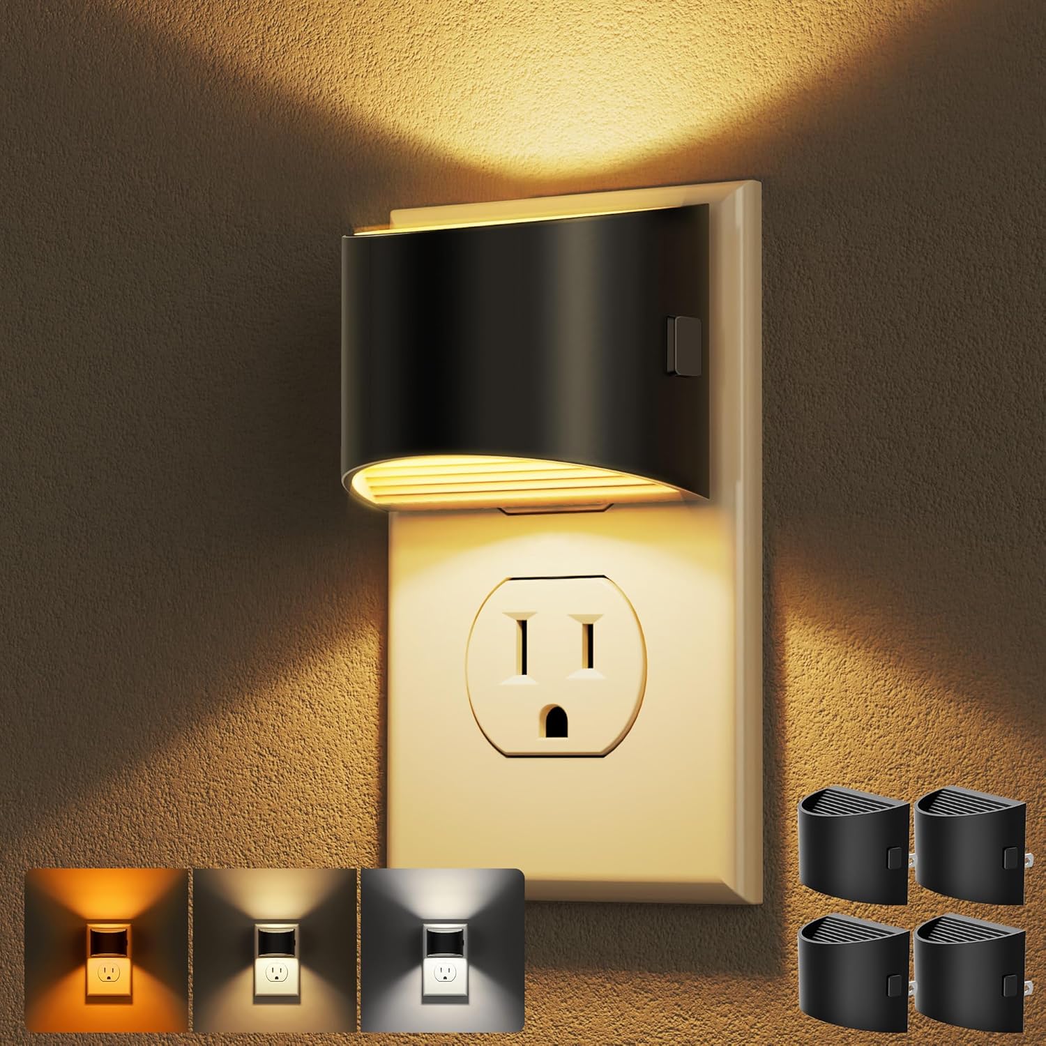 Plug-In Night Light, Adjustable, 3000 K