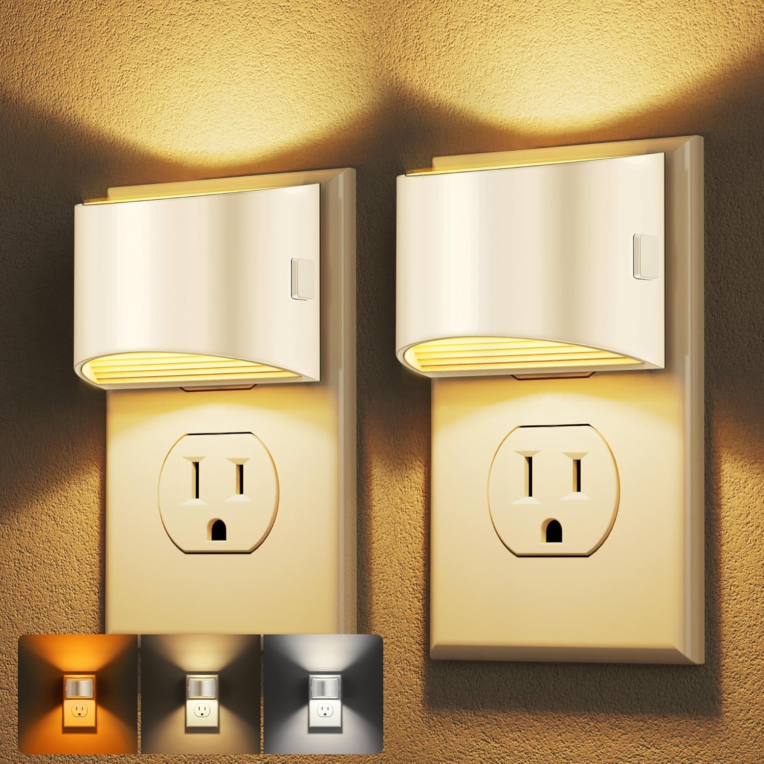 Plug-In Night Light, Adjustable, 3000 K