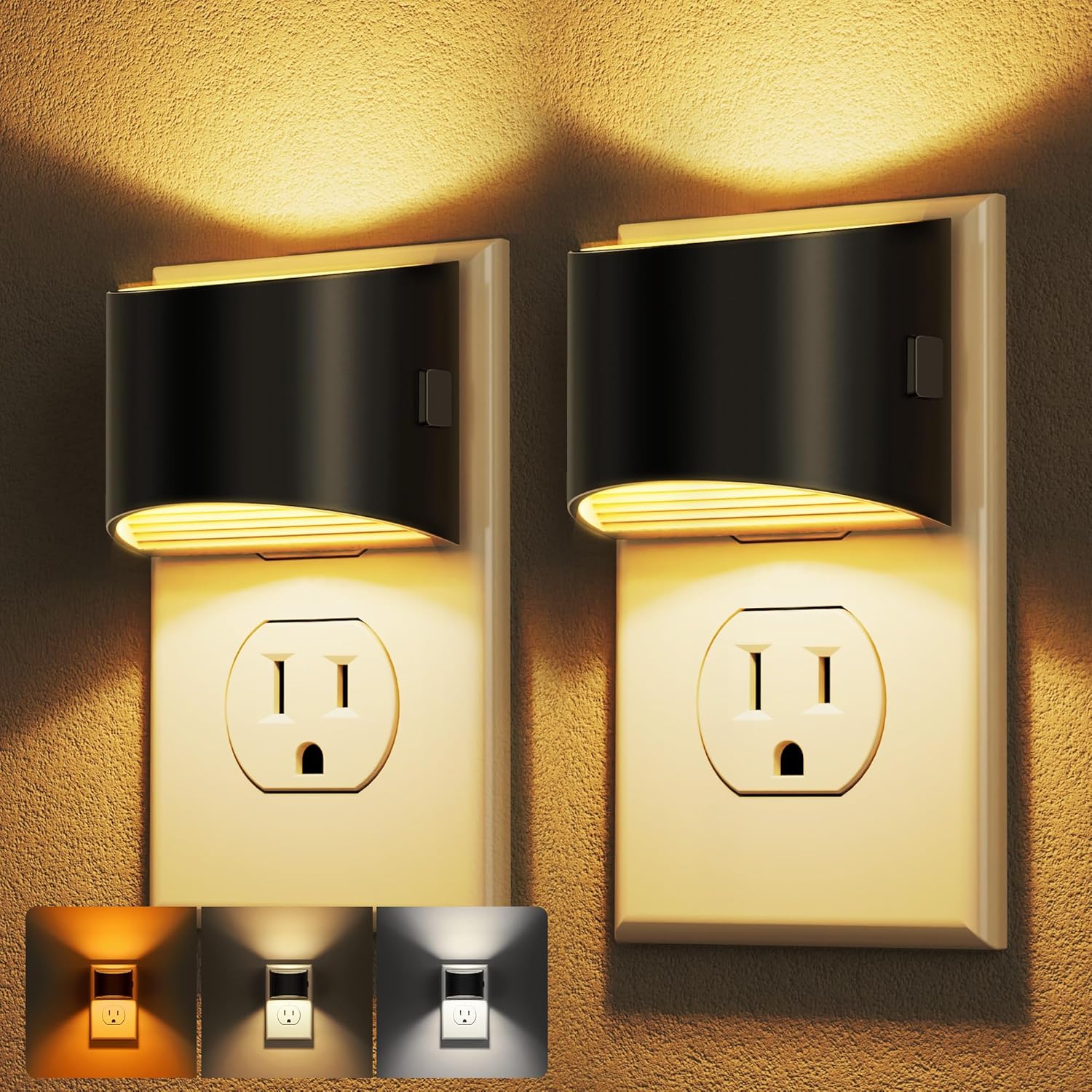 Plug-In Night Light, Adjustable, 3000 K