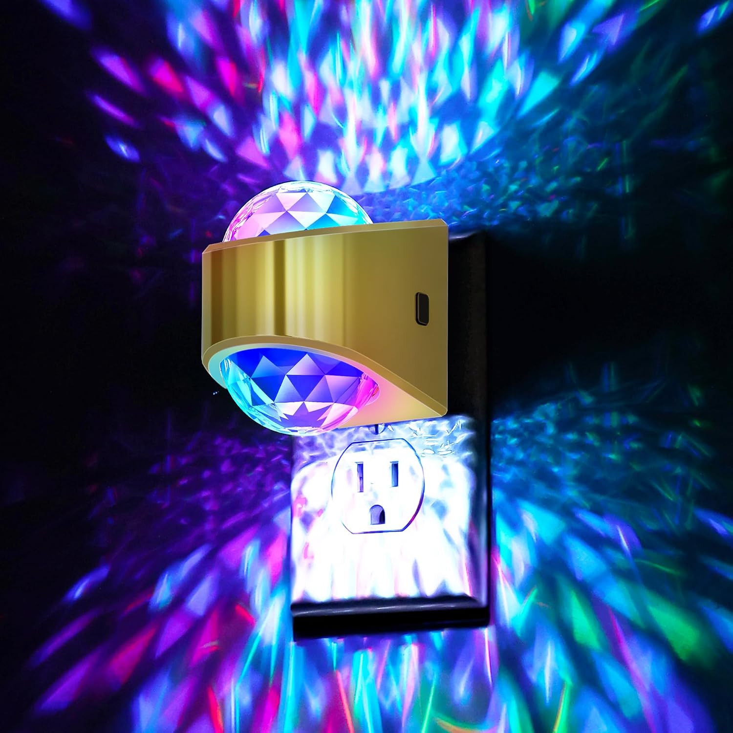 Projector Night Light, Plug-In, Soft White