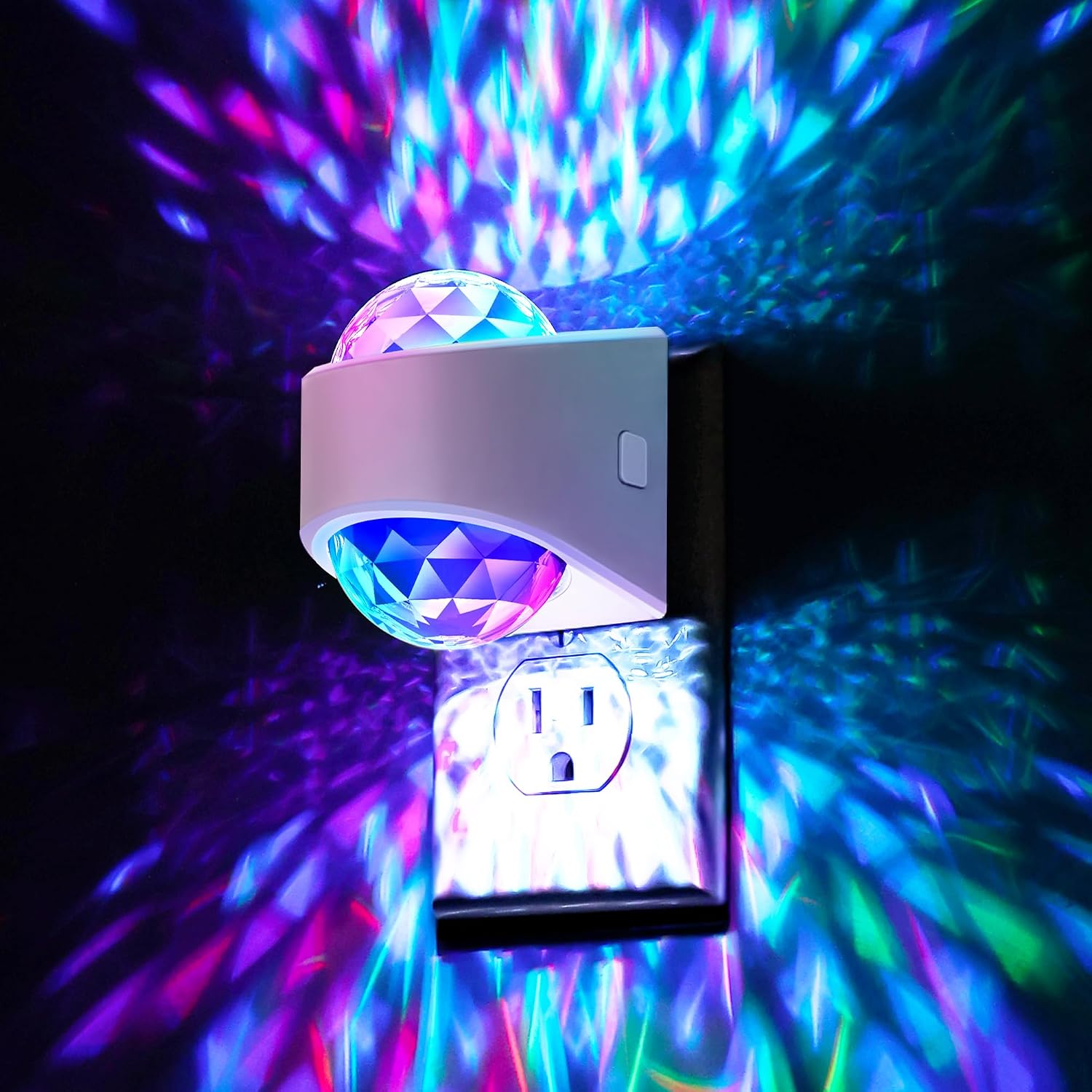 Projector Night Light, Plug-In, Soft White