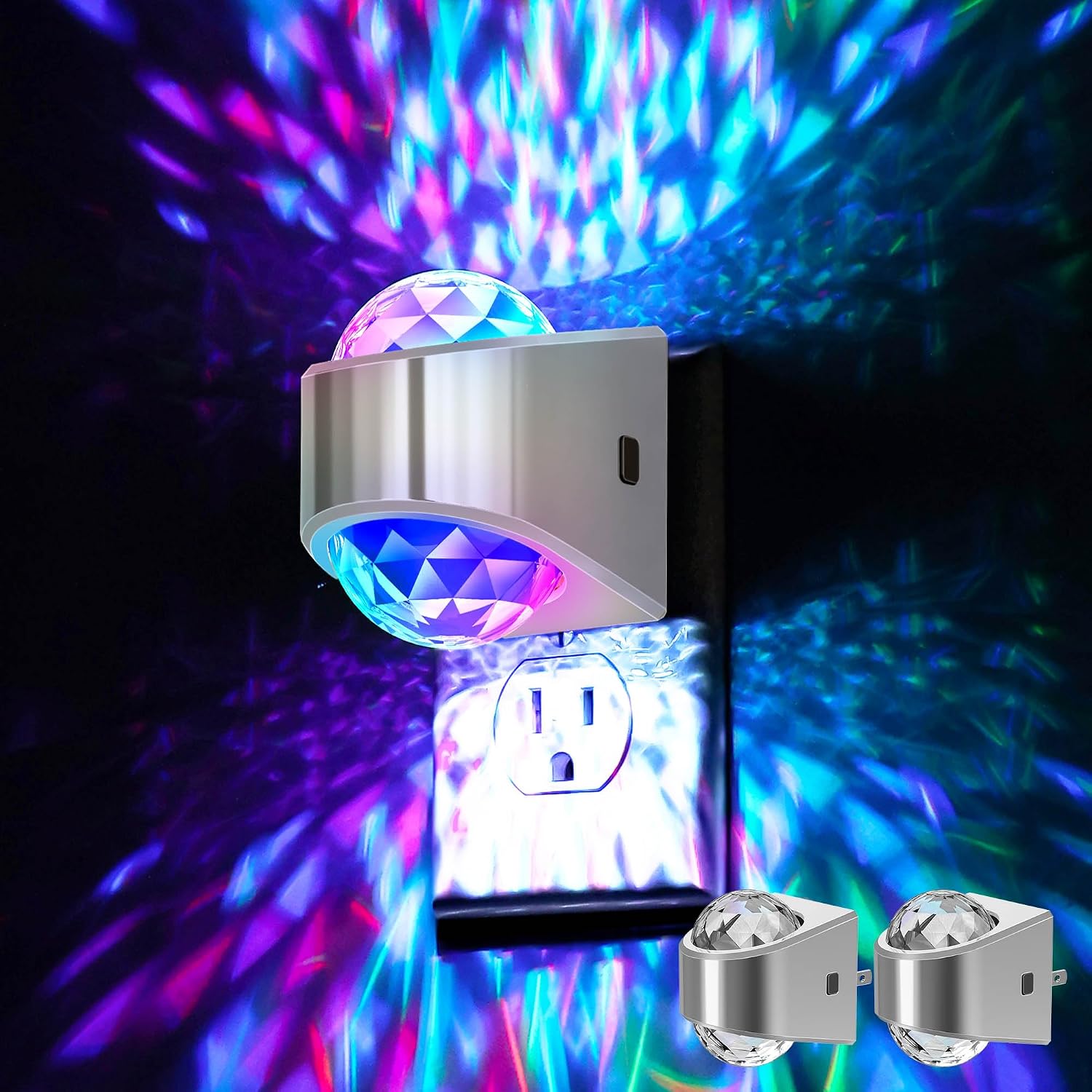 Projector Night Light, Plug-In, Soft White