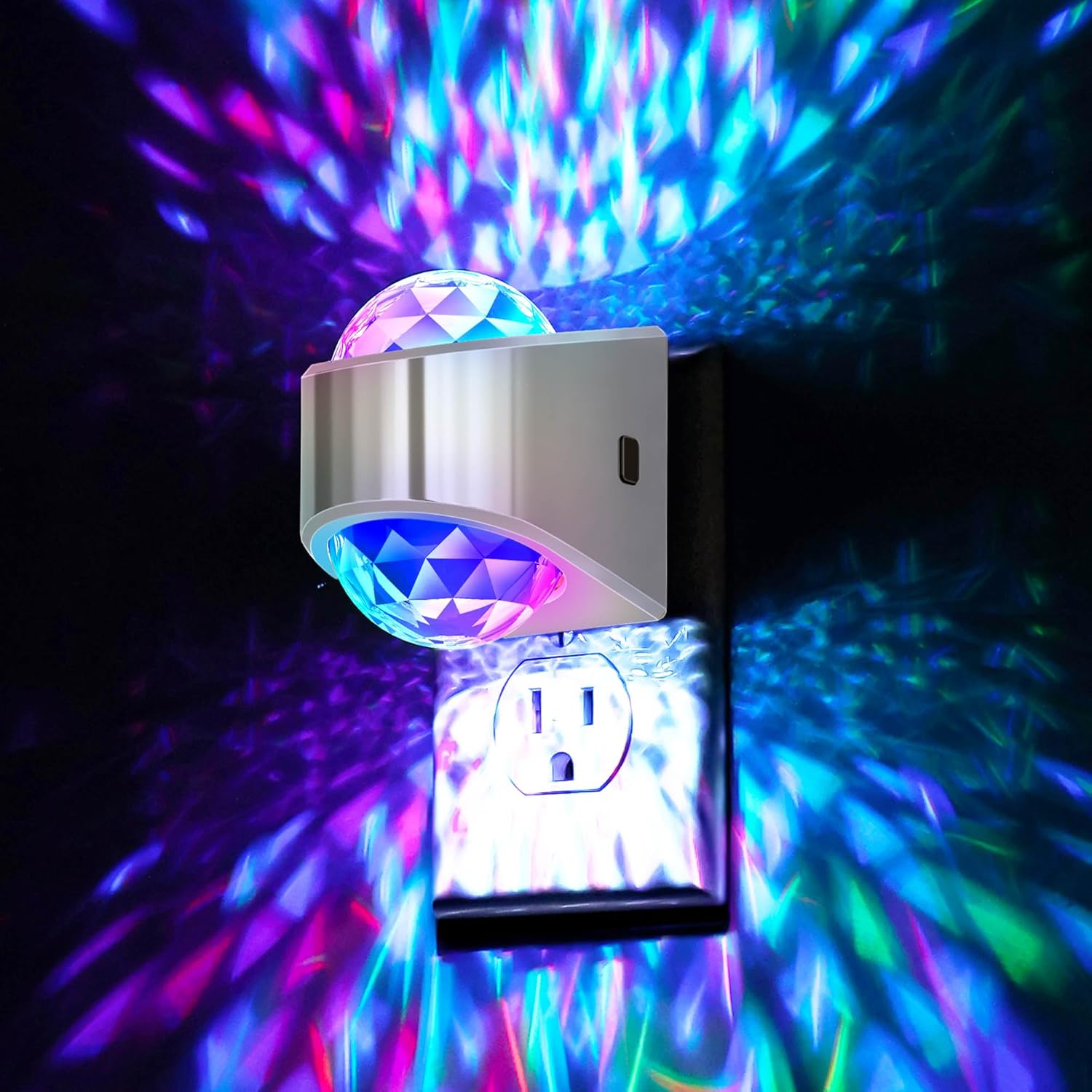 Projector Night Light, Plug-In, Soft White