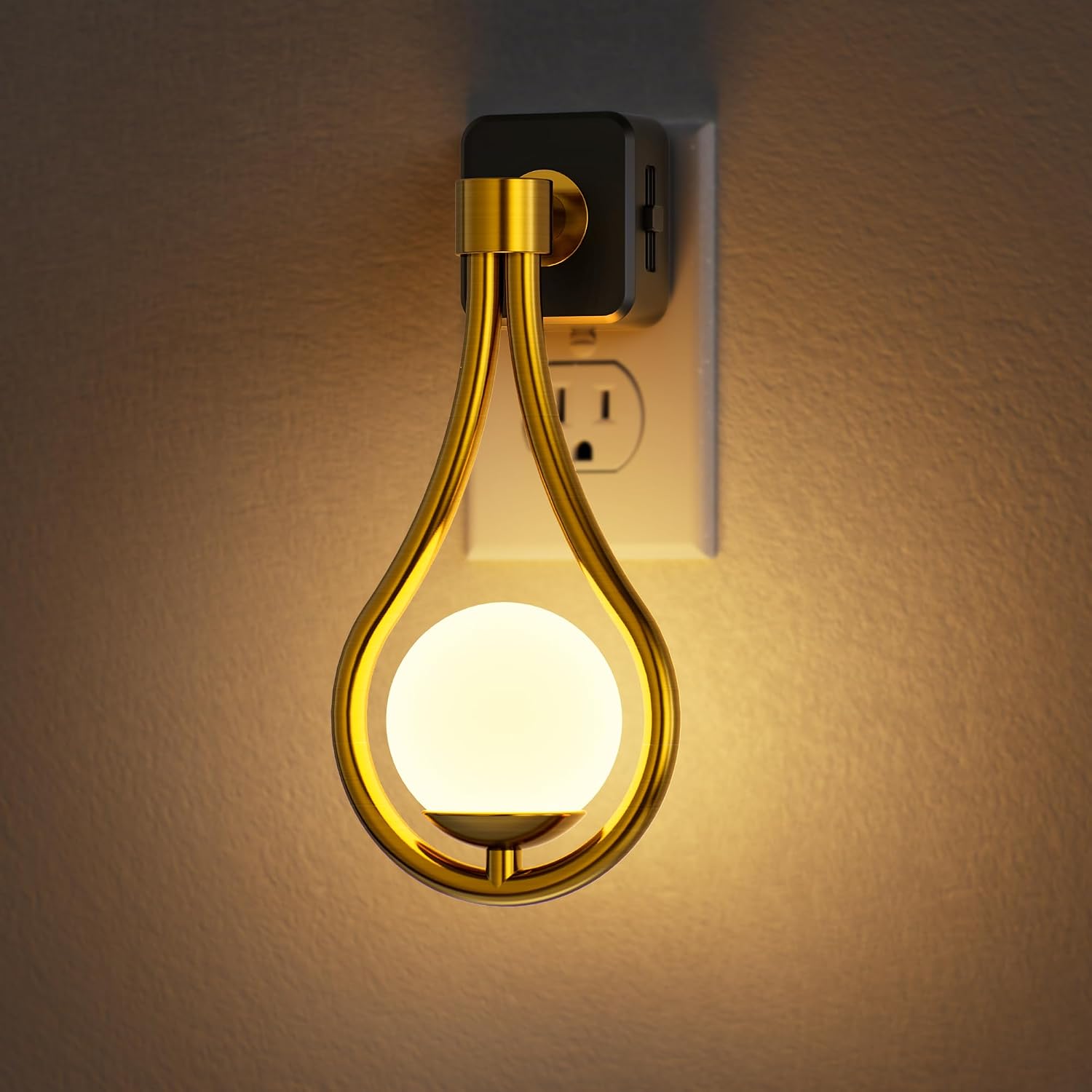 Projector Night Light, Plug-In, Soft White
