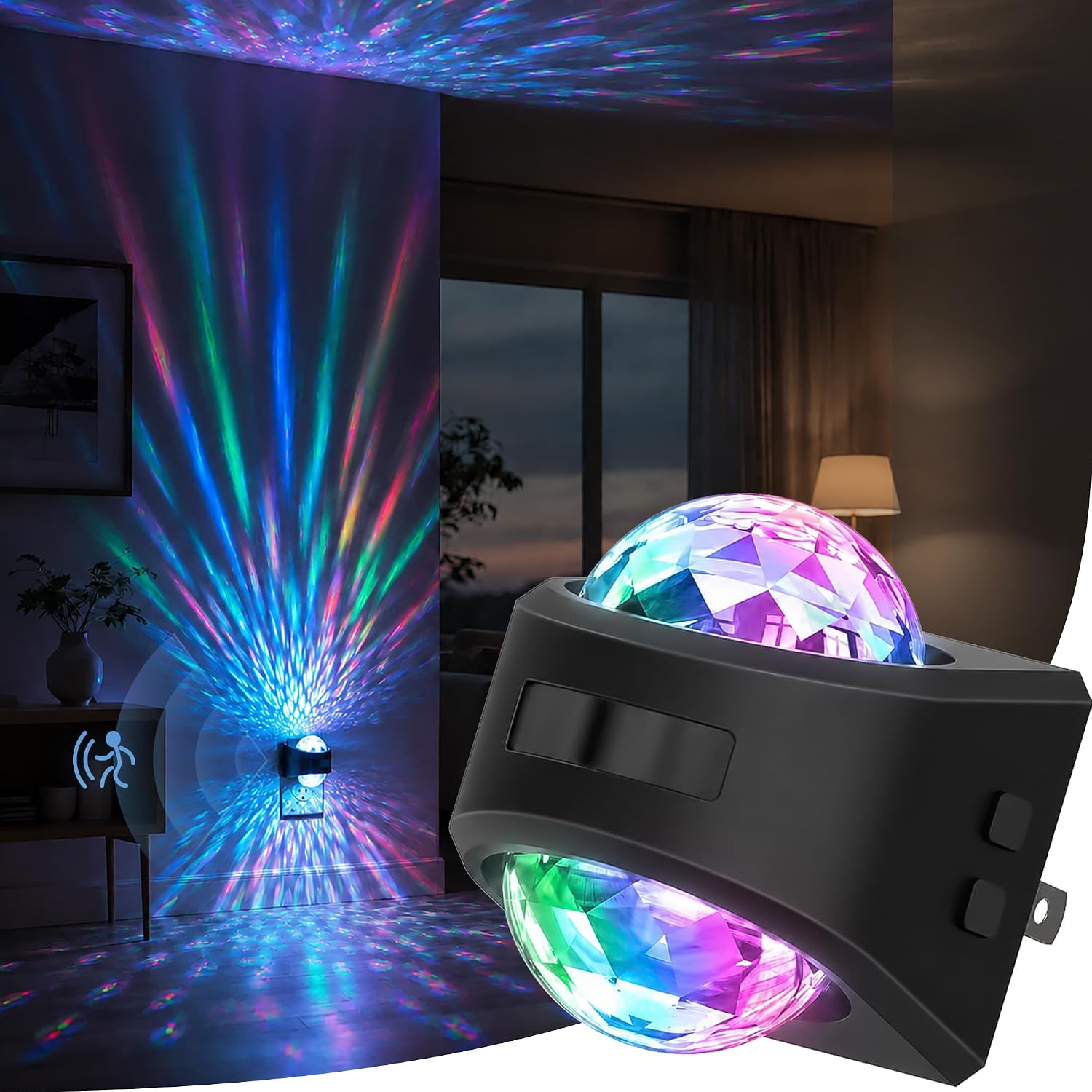 Projector Night Light, Plug-In, Soft White