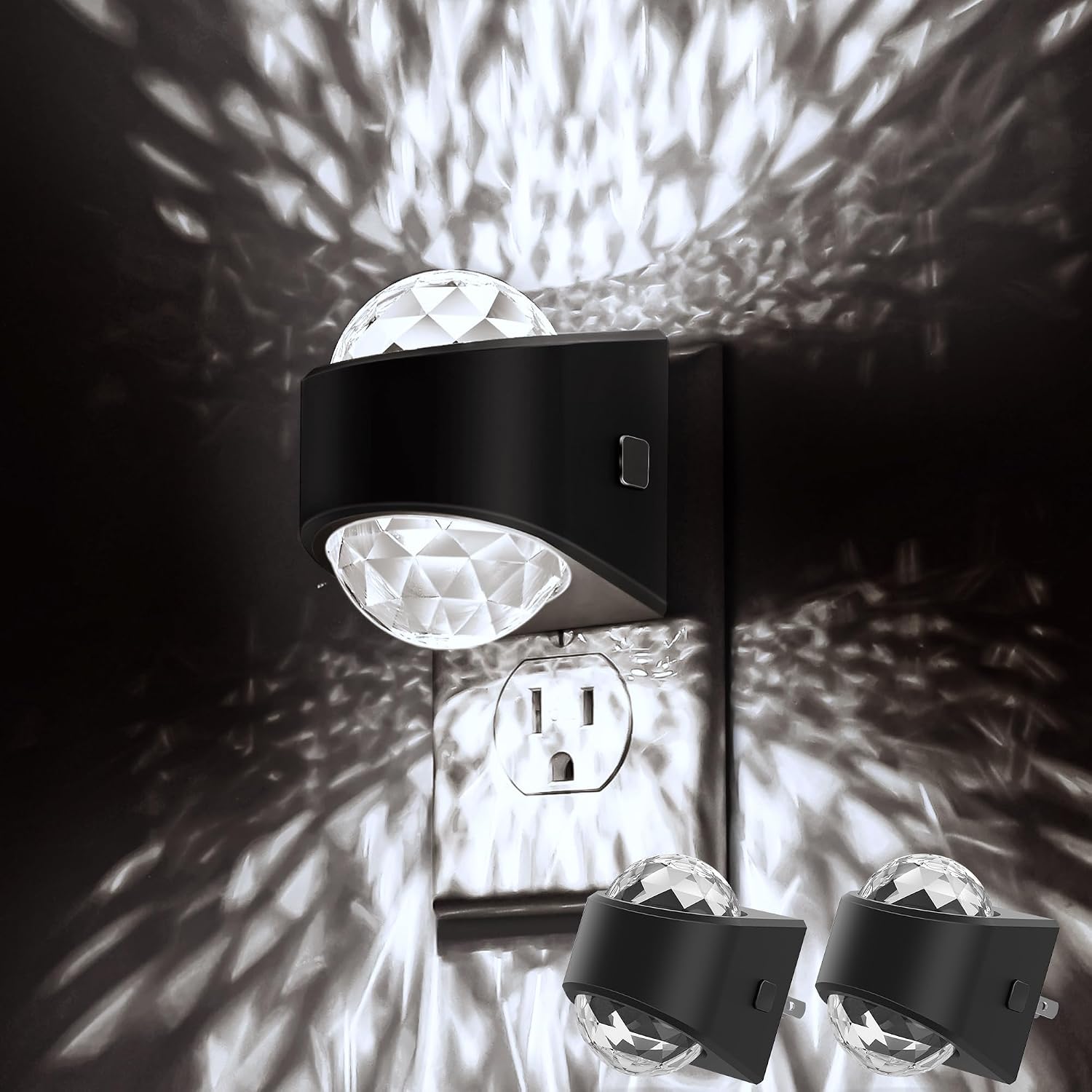 Projector Night Light, Plug-In, Soft White
