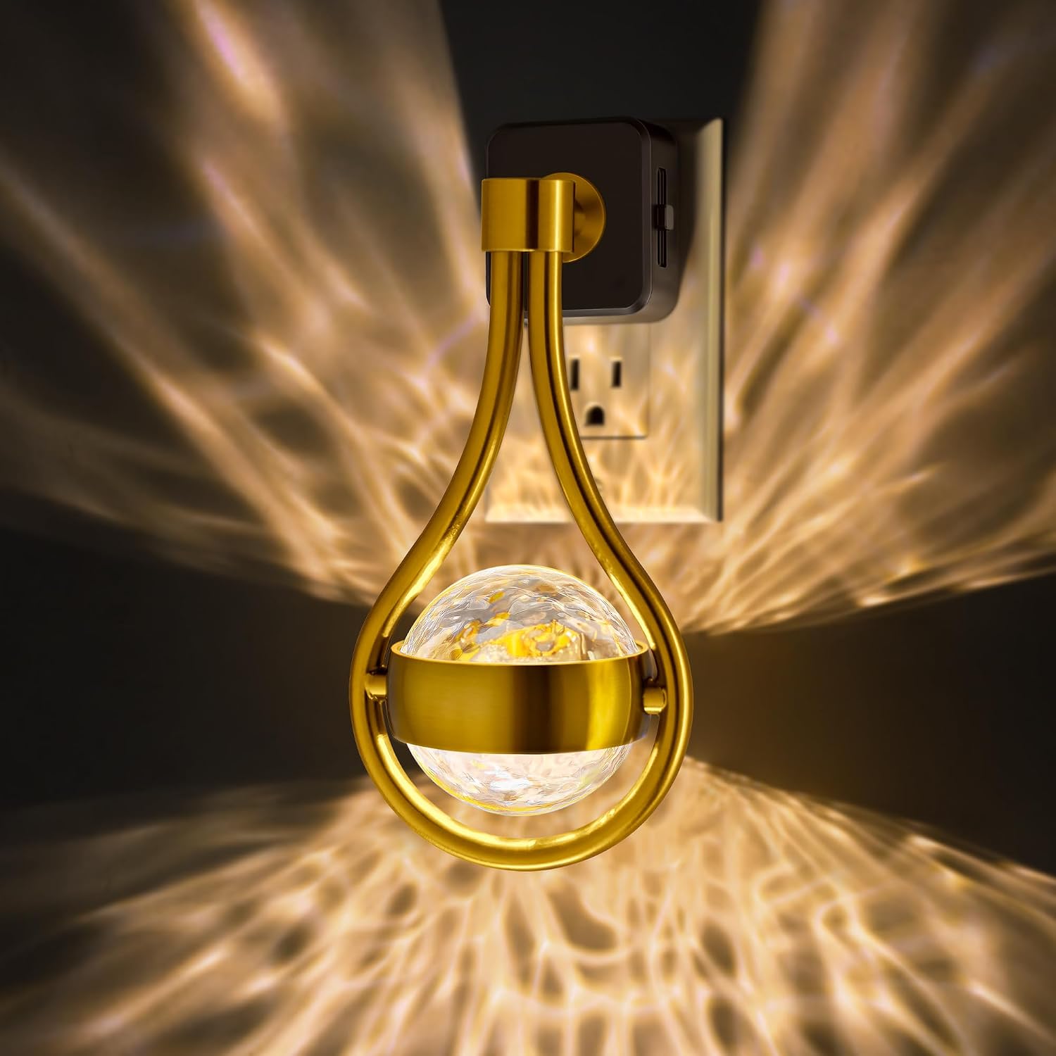 Projector Night Light, Plug-In, Soft White