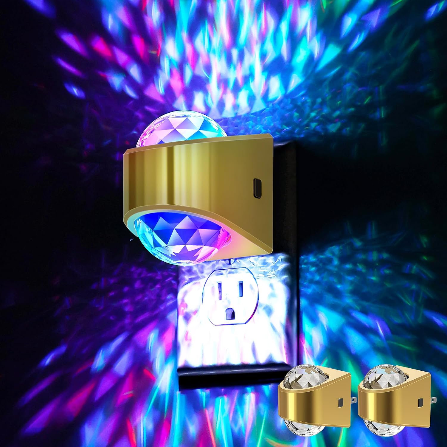 Projector Night Light, Plug-In, Soft White