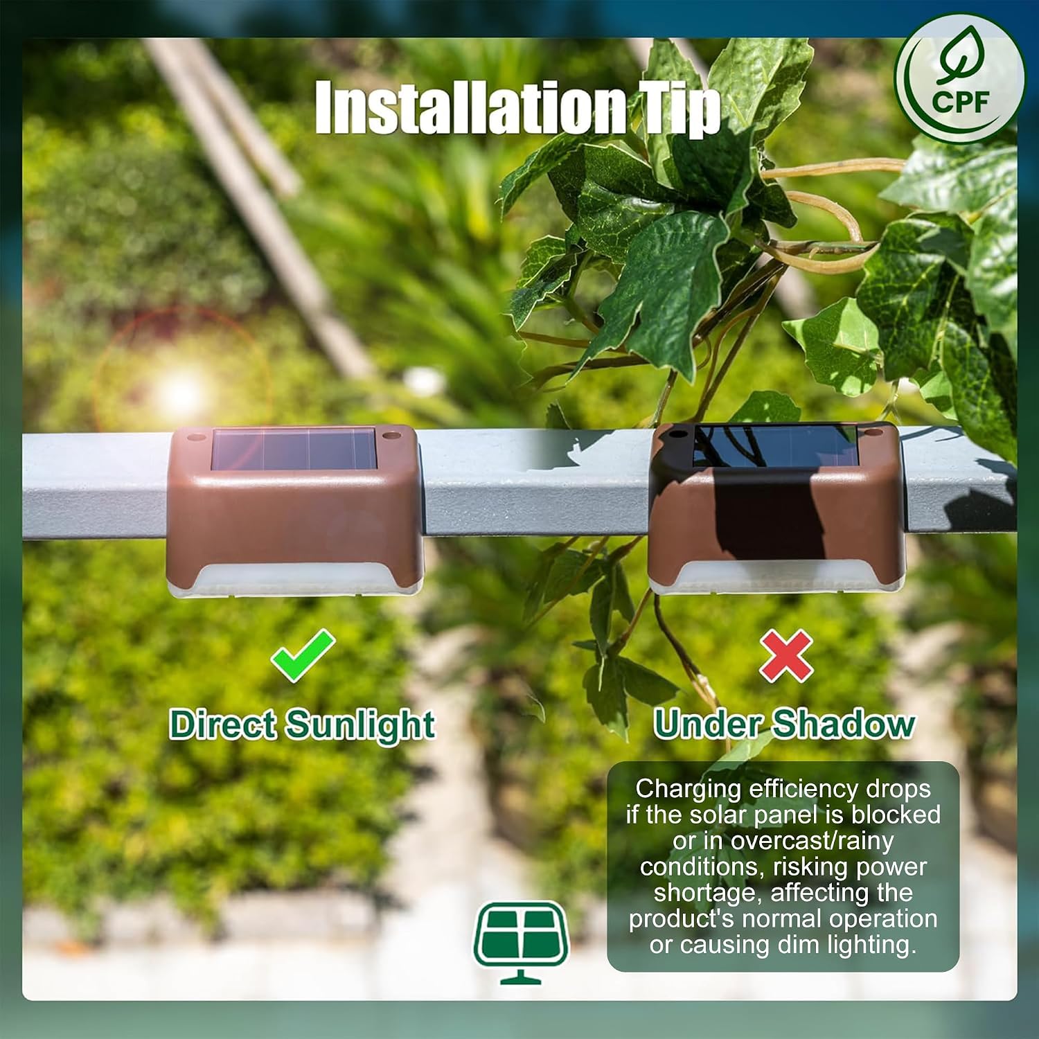 Solar Deck and Step Lights, 16 Pack