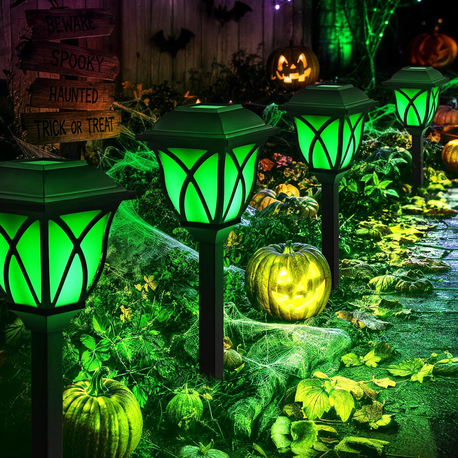 Solar Garden Lights, 6 Pack, Waterproof