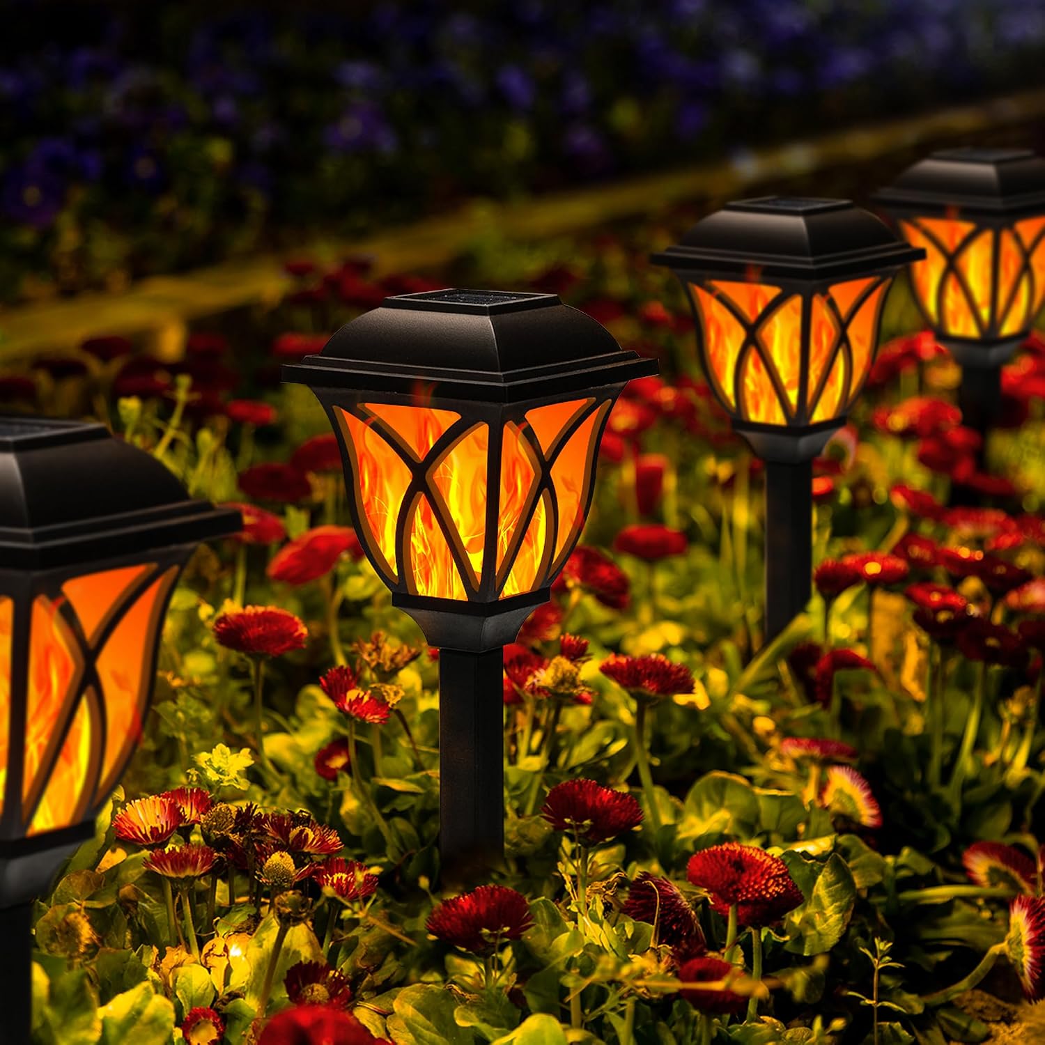 Solar Garden Lights, 6 Pack, Waterproof