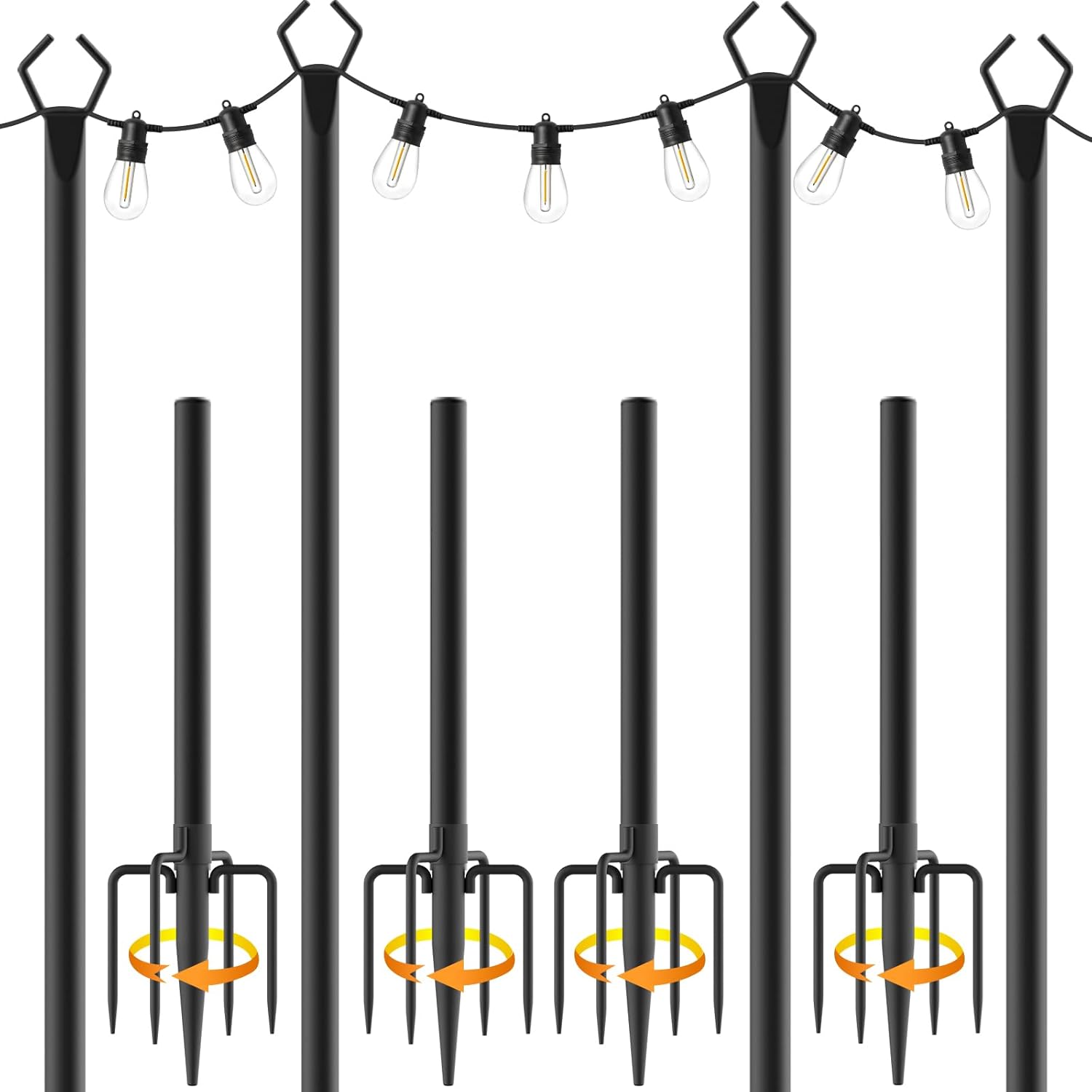 String Light Poles