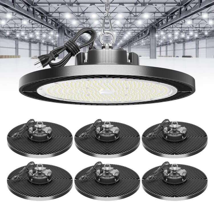 UFO High Bay Light, 200 W, 30000 lm