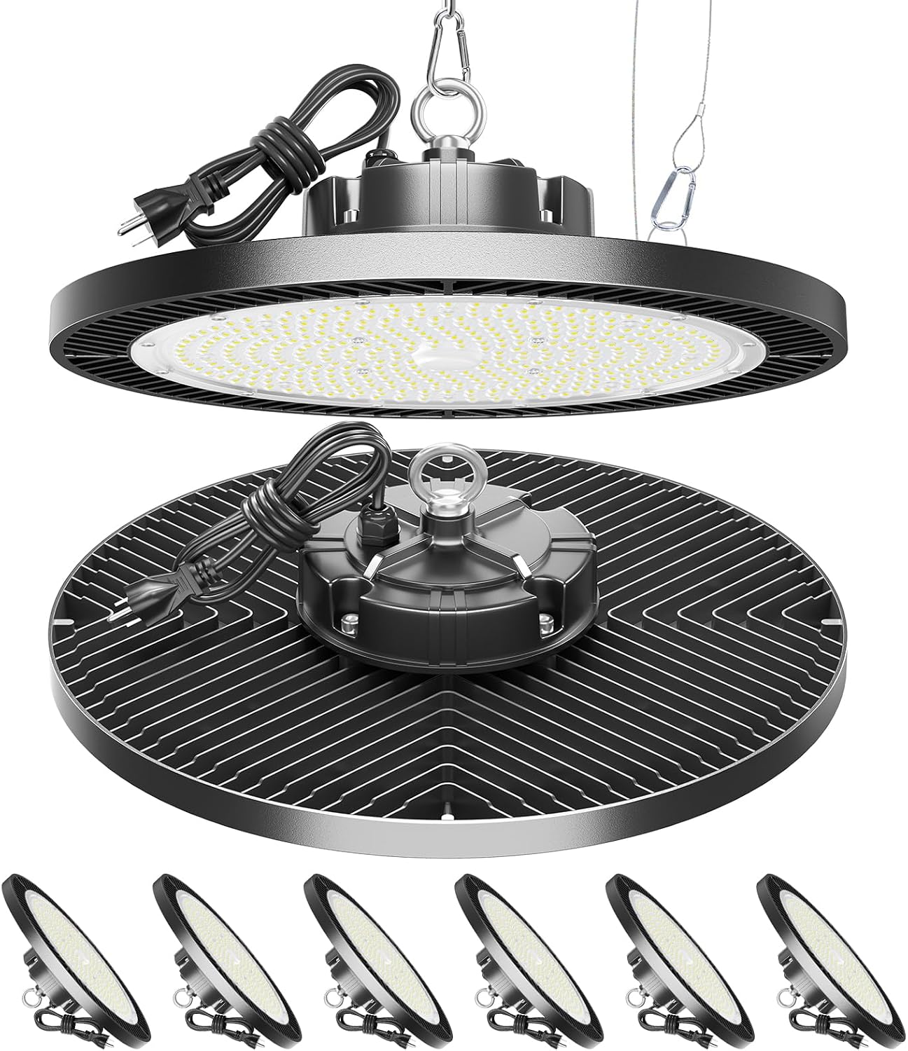 UFO High Bay Shop Light, 150 W, 10 Pack